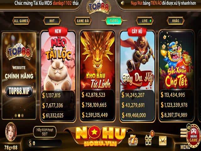 Slot game tại Top88